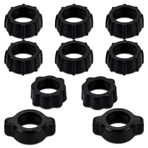 10 pcs tightening nuts for car mounts 17mm ball joint adapters replacement ring set for phone DVR camcorder wireless charger