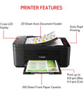 All In One Wireless Printer For Home Office Use With Auto Document Feeder And Built In Fax A Real Workhorse 4 In 1 Print Copy Scan And Fax Mobile Printing Auto Duplex Energy Efficient Black