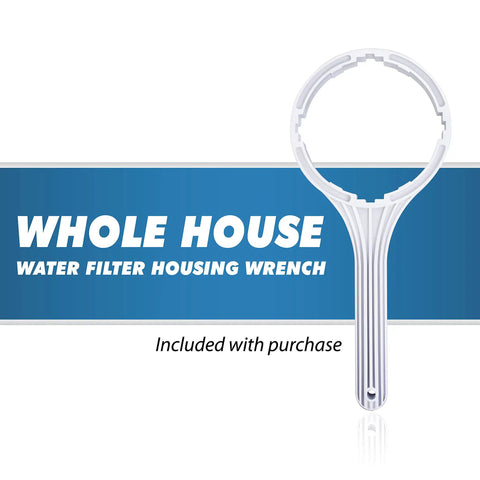 CB1 SED20 BB Whole House Sediment Water Filter System For Home Use wrench included with purchase