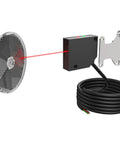 Retro Reflective Photoelectric Sensor For Automatic Swing And Sliding Gate Openers, wall mounted, visible red beam, easy setup