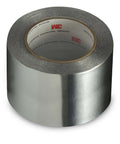 Aluminum Foil Tape 3380 Single Roll, Silver, 72 mm x 45 m, 1.8 mil foil / 3.25 mil total, shown in a full roll, front view.