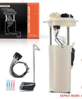 Drop-In Electric Fuel Pump Module Assembly With Pressure Sensor For Cadillac Escalade, Chevrolet Tahoe, GMC Yukon V8 4.8L 5.3L 6.0L Fits 2000 To 2003 Gas Engine Models Tag Code TCB E3508M with box and components