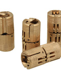 Hidden Copper Barrel Hinge 12mm Concealed Door Hinge 4pcs for DIY Wooden Doors Cabinets and Furniture Projects Easy Install With Solid Copper Construction Built For DIYers and Pros