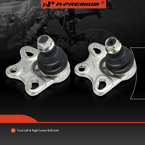 Front Lower Ball Joint Pair For Mercedes W245 B200 2006 2007 2008 2009 2010 2011 Drop In Direct Fit Front Left And Front Right