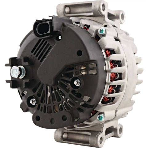 Top Shelf Heavy Duty 140 Amp 12 Volt Alternator For Audi TT Quattro Q3 2.0L 2011-2018 With Clutch Pulley Internal Regulator side view