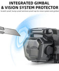Gimbal Guard And Vision System Protector For Mavic 3 Pro Drone By DJI, Scratch Proof Lens Cap being tested for scratch resistance