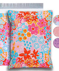 100 Pack 10X13 Inch Poly Mailers Waterproof And Tear Resistant Envelopes For Clothes And Gifts With Floral Design