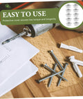 10 Pack Metal Bearing Swivel Casters for Easy Furniture and Workbench Mobility shown with drill and screws