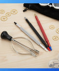 Color Coded Watch Hand Setting Tools Set For Precise Installation And Removal Includes Pusher Removers And Lever Pullers 3 Bore Options From 0.6mm To 3.0mm Pro Grade Watch Repair Kit For Minute And Second Hands