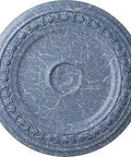 Hand Painted Americana Crackle Ceiling Medallion With Deep Relief Finish Roughly 31 Inch Outer Diameter And 1.5 Inch Projection Fits Canopies Up To 5.5 Inches Lightweight For Quick No Sweat Installation, front view