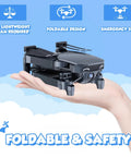 Awesome Beginner Friendly Drone With Camera For Kids And Adults 1080P HD RC Quadcopter Folded in Hand