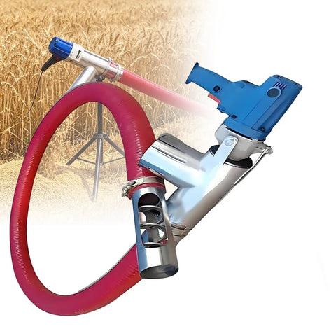 Heavy Duty Workhorse Industrial Screw Conveyor Machine With Low Noise Auger And Stainless Steel Feed Port, grain transfer