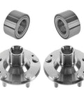 2 Piece Front Wheel Bearing And Hub Kit For 2007 2012 Hyundai Elantra And 2010 2013 Kia Forte Forte Koup Front Hub Bearings Set Easy Install OEM