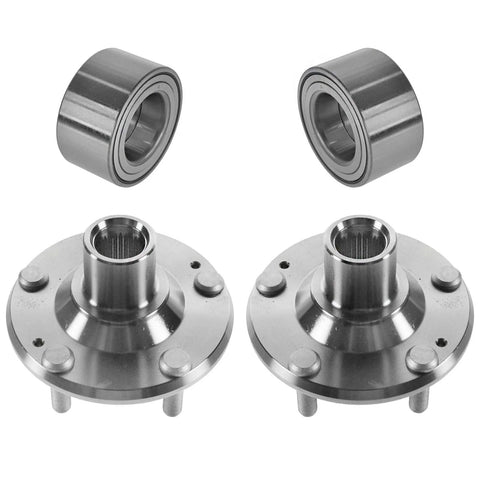 2 Piece Front Wheel Bearing And Hub Kit For 2007 2012 Hyundai Elantra And 2010 2013 Kia Forte Forte Koup Front Hub Bearings Set Easy Install OEM