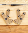 Bronze Door Pivot Hinges Set 2 Pieces Hidden Lateral Pivot Hinge For Narrow Doors Secret Hardware Installation