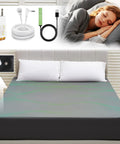 Grounding Sheets Queen Size With 10 Percent Silver Fiber And 90 Percent Organic Cotton Fitted Deep Pocket Grounding Bed Sheet Kit