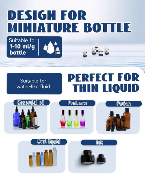 No Hassle Auto Fill Peristaltic Pump Liquid Filling Machine For 1-50 Ml Bottles Digital Scale Dispenser For Essential Oil Perfume And Oral Care Low Viscosity Liquids 110V 220V Power