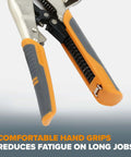 Auto Adjust 6 Inch Drill Press Clamp For Woodworking And Metalworking, ergonomic grips for comfort during prolonged use