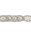 65 Piece Cutting Wheel Set For Glass Tile Metal With HSS Resin Cutters showing 8 hole multi tool discs on white background