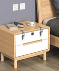 Beefy Stainless Steel Tool Box Hood Locks Latches 90 Degree Spring Loaded Toggle Lock Kit 2 Pack on a wooden cabinet