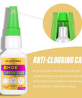 Fast Drying Shoe Glue For Quick Sole Repair And Waterproof Bond Anti Clog Cap Heat Resistant Strong Adhesive Bottle