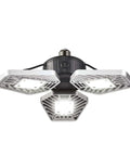 Beyond Bright LED Ultra Bright Garage Light with three adjustable panels, shown close-up against a white background.