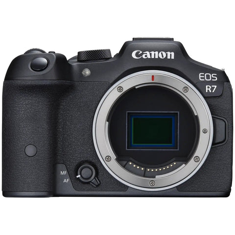 EOS R7 Mirrorless Camera Body With RF-S 18-150mm F3.5-6.3 IS STM Lens Bundle front view