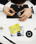 Watchmaker using Pro Grade Rubber O Rings And Seal Washers Set For Watch Repair 500 Piece Waterproof Gasket Kit.