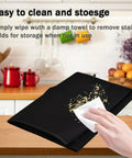 Cleaning Heavy Duty Electric Frying Pan Protector Cover With Handle, Machine Washable Splash Guard with damp cloth