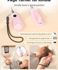 Pink magnetic Kindle holder with page turner, cozy pillow stand, adjustable phone holder, suction base for reading in bed