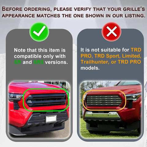 Toyota Tacoma 2024 2025 2026 LED Front Wheel Arches Side Marker Lights With Sequential Turn Signals compatibility guide