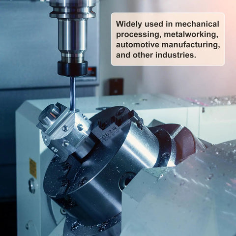 Top Shelf Er8 A Collet Clamping Nut With M10 Threads And Dynamic Balance Holes For CNC Lathe Chuck Milling Tool Holder in use