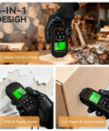 Handy Dual Probes Moisture Meter With Battery Included And Real Time LCD Display For Quick Accurate Readings In Wood Plywood Paper Plaster Walls And Floors, used on wood and wall surfaces
