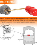 Deep Well Water Tank Air Volume Control Valve 1-1/4 In MNPT And 1/4 In PTF SAE Quick Install illustration with float mechanism