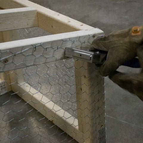Installation of Heavy Duty Poultry Netting 2 Inch Chicken Wire Fence 20 Gauge Galvanized Steel Built Tough for Rabbits Bird Protection
