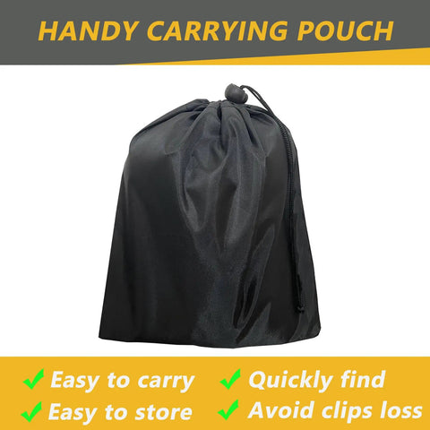Heavy Duty Tarp Clips With Lock Grip 16 Pack Tarp Clamps pouch for tent awnings caravan canopies car covers and pool covers