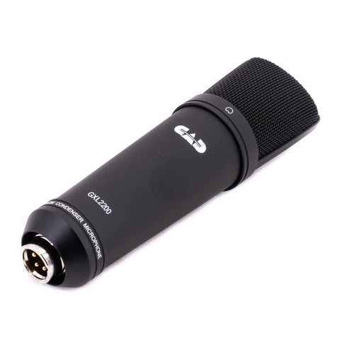 GXL2200 Large Diaphragm Cardioid Condenser Mic With 1 Inch Gold Diaphragm And Shock Mount For Studio Vocals Podcasts And Voiceover