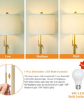 Gold Floor Lamp For Living Room 55-67 Inch Tall Height Adjustable Modern Standing Lamp With 3-Way Dimming Space Saving Marble Base