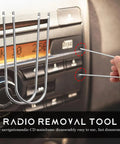 Using 2 Pack Car Radio Removal Tools, U Shaped Stainless Steel Pry Tools For Quick Stereo Disassembly, Universal Auto CD DVD Player Release Kit For Most Vehicles, Easy DIY Car Accessories