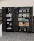 72 Inch Metal Storage Cabinet With Locking Doors, Your Go To Heavy Duty Garage Organizer, Tall Office Cabinet With Adjustable Shelves