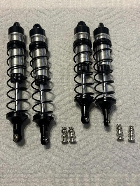 Adjustable Front And Rear RC Shock Absorbers Set For 1 Eighth Scale Buggies And Truggies Built For Typhon Kraton Outcast