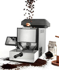 Game Changing 200G Electric Coffee Roaster With Automatic Bean Roasting Tech showcasing digital screen and coffee beans.