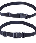 1 Inch Polypropylene Webbing Strap Kit With 16 Yards Of Black Webbing And 16 Side Release Buckles Plus Slide Adapters