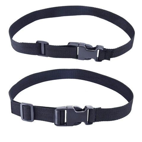 1 Inch Polypropylene Webbing Strap Kit With 16 Yards Of Black Webbing And 16 Side Release Buckles Plus Slide Adapters