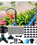 Automatic Watering System For Potted Plants With 360 Degree Copper Sprinklers And Quick Connect Tubing setup image