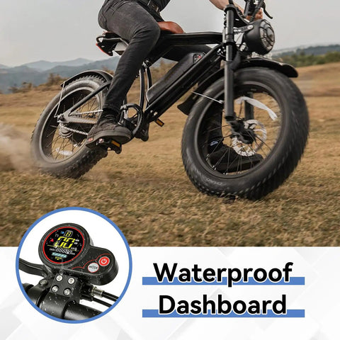Beefed-Up Electric Scooter Controller With Color LCD Display And Shift Switch, Dual-Mode Brushless Motor Speed Controller For E-Bikes, 36V/48V/60V Compatibility, 48V 250/350W Screen, Easy View Data For Speed, Power, And Mode