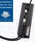 150W LED Driver Waterproof IP67 Power Supply Beefy Constant Voltage 120V To 12V Transformer for LED Lighting