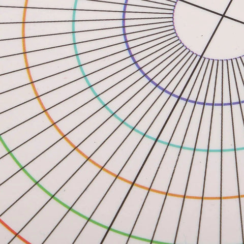 Slick Circle Ruler And Pottery Layout Template For Dead-On Marking On Rotary Disc Trimmers Built For Clay Sculpting And Ceramic Making That Delivers Flawless Rounds Without The Drama