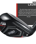Gold Tour Precision Hybrid Golf Club For Men Right Hand Five, black head with branding, designed for high launch and forgiveness