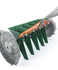 Metal Precision Manual Seeder For Vegetables Greens Onion Radish Beets 5 Row Garden Planter With Adjustable Row Spacing
